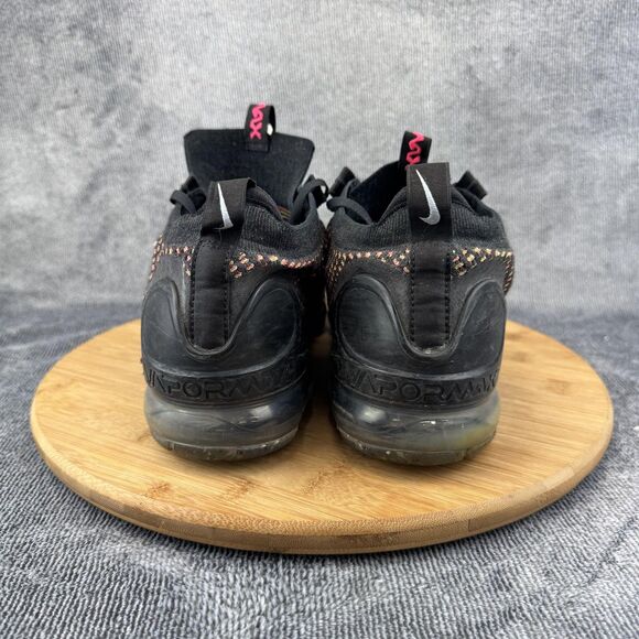 Nike Air VaporMax 2021 FK Shoes Womens 11 Black Multi Running Flyknit DO5886-900 - Picture 4 of 9